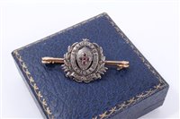 Lot 543 - First World War Ambulance Column London District Sweetheart brooch