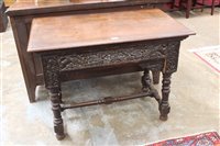 Lot 1409 - Unusual antique Anglo Chinese side table