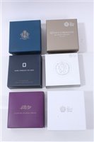 Lot 3 - G.B. Royal Mint Silver Proof commemorative £5...