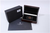 Lot 29 - Gibraltar – London Mint Office – Sir Winston Churchill gold comm. coin 2015 (N.B. weighs 16 grams) – boxed with Certificate of Authenticity (1 coin)