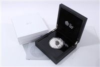 Lot 30 - G.B. The Royal Mint – comm. The Christening of HRH Prince George Silver Proof Five-Ounce £10 coin 2013 – in case of issue with Certificate of Authenticity (1 coin)