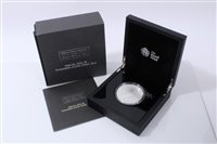 Lot 31 - G.B. The Royal Mint – 100th Anniv. of The First World War Silver Proof Five-Ounce £10 coin 2015 – in case of issue with Certificate of Authenticity (1 coin)