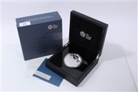 Lot 32 - G.B. The Royal Mint – 100th Anniv. of The First World War Silver Proof Five-Ounce £10 coin 2016 - in case of issue with Certificate of Authenticity (1 coin)