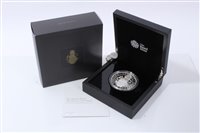 Lot 35 - G.B. The Royal Mint – The Queen’s Beasts ‘The Unicorn of Scotland’ Silver Proof Five-Ounce £10 coin 2017 - in case of issue with Certificate of Authenticity (1 coin)