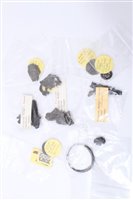 Lot 118 - Ancients – Artefacts – to include a 7th century AD bronze child’s bracelet and a quantity of Pilgrims badges and other related damaged items (qty)