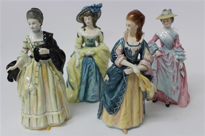 Lot 2047 - Four Royal Doulton Gainsborough Ladies- HN3007, HN3008, HN309, HN3010