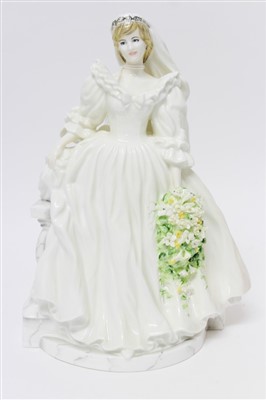 Lot 2056 - Limited edition Coalport Figure- The Princess of Wales. No. 1059 of 5000