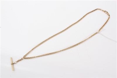 Lot 3217 - Gold (9ct) Double Albert Watch Chain
