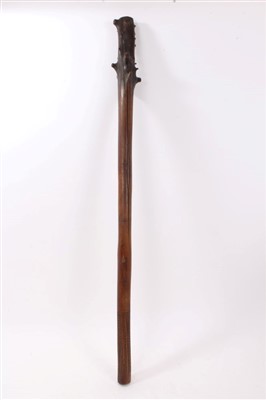Lot 870 - 19th century Fijian war club