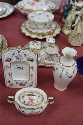 Lot 2045 - Collection of Royal Crown Derby ceramics - Royal Antoinette, Derby Posies and Royal Pinxton Roses