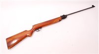 Lot 915 - Haenel Model 303 6.8mm calibre Air Rifle, metalwork retaining most of original finish, with original Haenel branded plastic outer slip bag