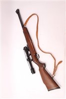 Lot 923 - Weihrach .177 Calibre Air Rifle with Scope in slip case