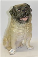 Lot 2033 - Large impressive Italian pottery model of a...