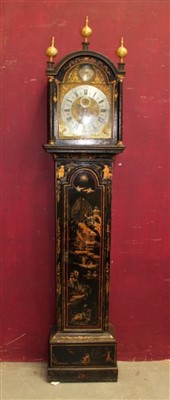 Lot 1292 - 18th century longcase clock with eight day movement, signed 'John Stokes, Saffron Walden No. 177'