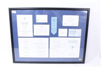 Lot 607 - Interesting collection of SAS related menus and ephemera