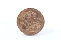 Lot 131 - G.B. gold Sovereign Victoria J.H. 1891.  AVF (1 coin)
