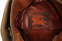 Lot 611 - Second World War Royal Army Service Corps Officers Cap by Burberry’s together with mess tins and military belts