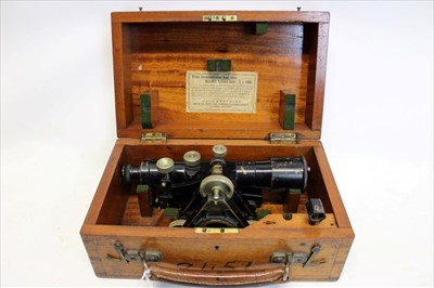 Lot 3760 - Theodolite by Hall Brothers, Clerkenwell
