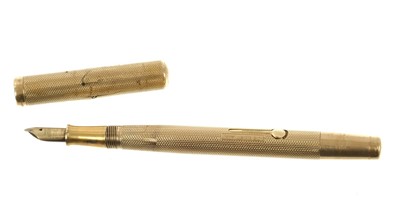 Lot 706 - 1930s gold (9ct) Waterman's fountain pen