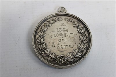 Lot 3757 - Oxford University silver medal