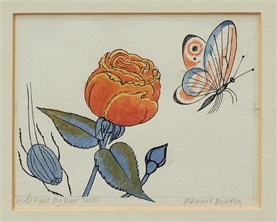 Lot 1147 - Edward Bawden ink and watercolour - Hold Fast By Your Teeth