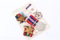Lot 623 - Second World Medals an Masonic medal
