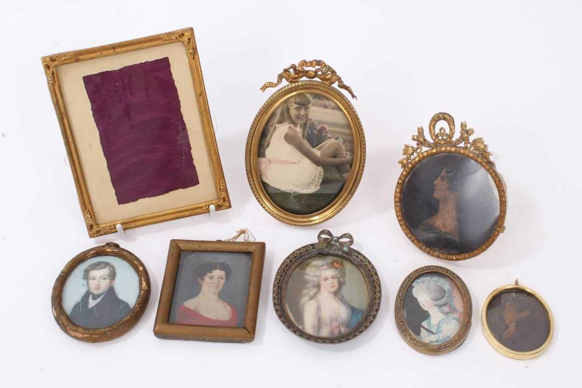 Lot 964 - Group of portrait miniatures
