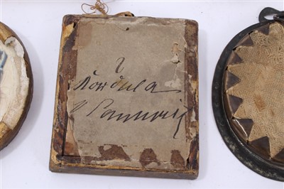 Lot 964 - Group of portrait miniatures