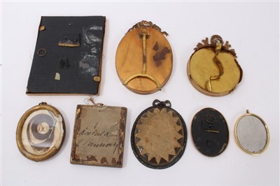Lot 964 - Group of portrait miniatures