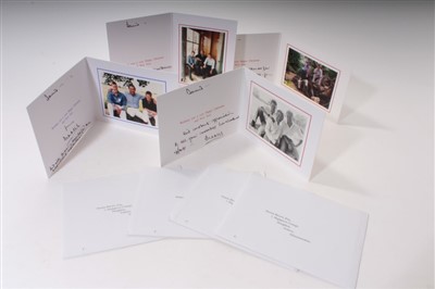 Lot 31 - HRH Prince Charles Prince of Wales – four signed and inscribed 2000s Christmas cards