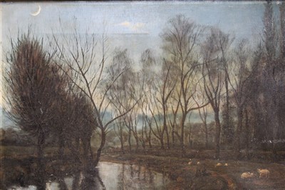 Lot 1118 - James Baker (1825-1890) Ipswich School oil on canvas
