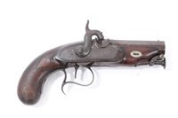 Lot 904 - Victorian percussion overcoat pistol