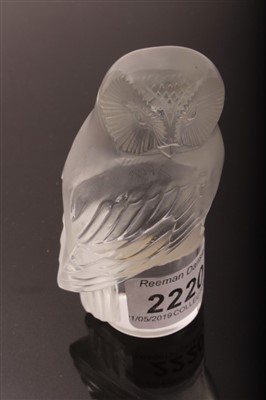 Lot 2220 - Lalique Owl