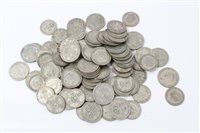 Lot 151 - G.B. mixed pre-1947 silver coins (face value £10.70) (qty)