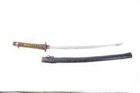 Lot 843 - Second World War Japanese Naval officers’ katana