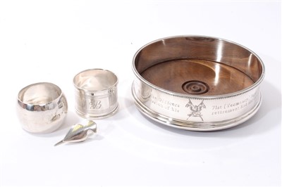Lot 237 - Collection of Regimental silver