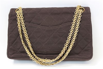 Lot 3067 - Chanel Brown Fabric Handbag