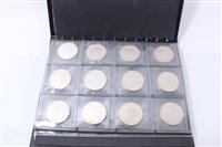 Lot 164 - G.B. mixed modern coinage – to include Britannia silver Two Pounds (x 15), Elizabeth II Five Pounds (x 27) (N.B. to include some Silver Proofs) and others (qty)