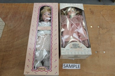 Lot 2827 - Dolls – selection including Leonardo, Poppy, Lydia, Rowena, Kimberley, Bianca, plus one unnamed, plus Hannah Collectable Judy, Das Puppen Kunstarchiv – Judy, Heritage doll – Shannon, Vanity Fair –...