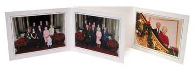 Lot 78 - HM Queen Elizabeth II and HRH The Duke of Edinburgh – two signed Christmas cards 2006; 2007