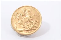 Lot 179 - G.B. gold Sovereign Edward VII 1910.  VF (1 coin)