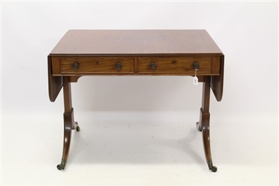 Lot 1627 - George IV mahogany sofa table