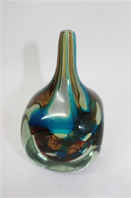 Lot 2091 - Mdina art glass facet cube vase