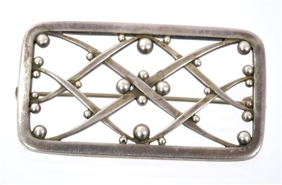 Lot 639 - Georg Jensen silver brooch