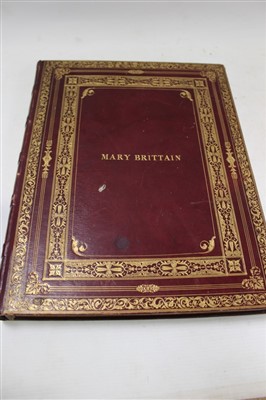 Lot 2427 - Book - 19th century bound music score Tancredi by Rossini, gilt and leather decorative binding