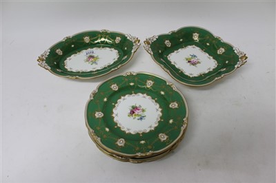 Lot 2172 - Fine quality Royal Crown Derby dessert service (6)