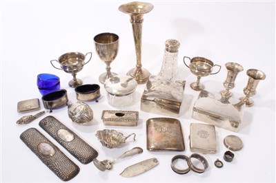 Lot 254 - Selection of miscellaneous silver