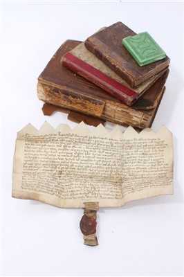 Lot 1004 - 15th century deed on vellum