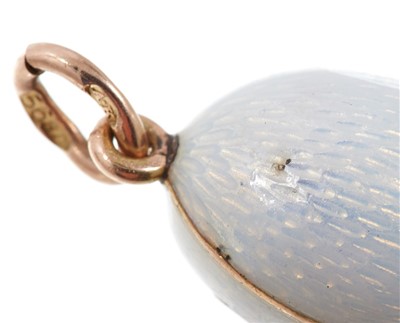 Lot 670 - Six Russian egg pendants