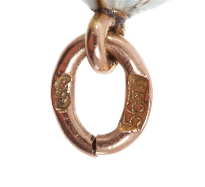 Lot 670 - Six Russian egg pendants